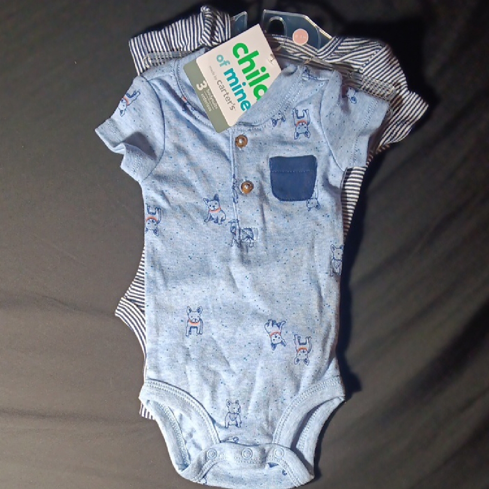 Child of Mine Blue Baby One Piece